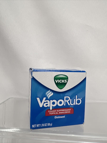 Vicks VapoRub Original Cough Suppressant Topical Analgesic 50 GM 1.76oz 8/24