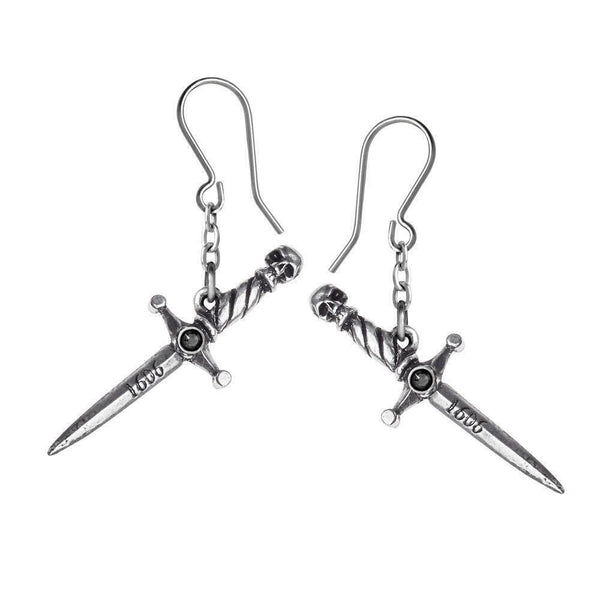 Alchemy Gothic E378  Hand Of Macbeth Earrings