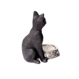 Alchemy Gothic V100 Black Cat T - Light Candle Holder The Vault Feline Vanity
