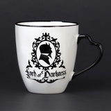 Alchemy Gothic CM2 - Queen & Lord Of Darkness Mug Set White & Black Coffee Tea