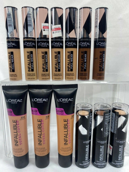 L'Oreal Infallible Foundation Concealer Full Wear YOU CHOOSE BuyMore&CombineShip