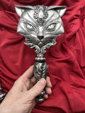 Alchemy England V64 Sacred Cat Hand Mirror Gothic Vintage Vanity IN HAND