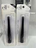 (4) e.l.f. Charcoal Expert Liquid Eyeliner Extra-Fine Brush Tip 21706 Wing