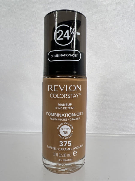 Revlon 375 Toffee Caramel Colorstay Makeup Foundation Combination/Oily Matte