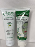 (2) Sudden Change Green Tea Facial Mask 3.4oz Moisturize Face Antioxidants  ￼