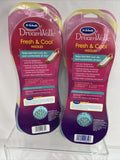 (2) Dr. Scholl's DreamWalk Fresh & Cool Insole 1 pair ea Women  6-10 COMBINESHIP