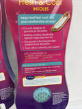 (2) Dr. Scholl's DreamWalk Fresh & Cool Insole 1 pair ea Women  6-10 COMBINESHIP