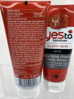 (10) Yes To Tomatoes Clear breakout Detoxifying Charcoal Mud Mask 2oz