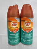 (2) OFF! Mosquito Repellent Smooth & Dry Spray Travel Purse 2.5oz COMBINESHIP