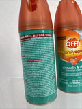 (2) OFF! Mosquito Repellent Smooth & Dry Spray Travel Purse 2.5oz COMBINESHIP