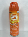 (2) OFF! Active Insect Repellent l Liquid Sweat Resistant Repels Mosquitoes 6 oz