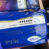 (4) Large Tena Stylish Incontinence Underwear 16 Each Super Plus Heavy White64tt