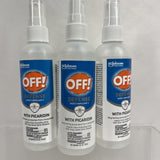 (3) Defense Spray Bug Off! Picaridin Insect Repellent Deet-Free Mosquito  4oz