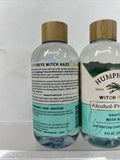 (4) Humphreys Nourish Alcohol Free Witch Hazel Aloe Toner Vegan Sustainable 8oz