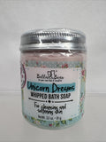 Bella & Bear Unicorn Dreams Whipped Bath Soap Cleaners Shower 3.2oz Gift Set