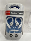 (2) Magnavox Stable Hooks Earbuds Headphones Microphone & Music Control White