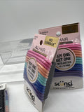 (3) Scunci No Damage Medium Hold All Hair Tie Elastics 30ct 90ttl COMBINE SHIP!