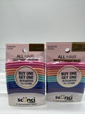 (3) Scunci No Damage Medium Hold All Hair Tie Elastics 30ct 90ttl COMBINE SHIP!