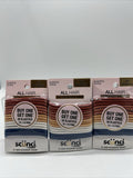 (3) Scunci No Damage Medium Hold Earth Tone Hair Tie Elastics 30ctea COMBINESHIP