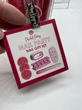 Packed Party Nail Manicure Set & Makeup Case Bag Pink Lot Easter Basket Birthday