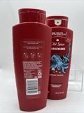 (2) Old Spice Krakengard Body Wash Lasting Scent + Rich Lather 24oz HUGE