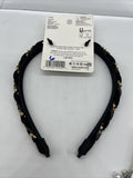 Scunci Head band Chain & Crystal Black Styling Hair Band Cocktail Upscale  ￼