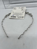 Scunci Head band Pearl & Crystal Silver Styling Hair Band Cocktail Upscale  ￼