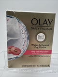 OLAY Daily Facial Hydrating Cleansing Cloths Water Activated Dry Cloth 33 Count