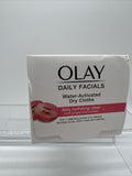 OLAY Daily Facial Hydrating Cleansing Cloths Water Activated Dry Cloth 33 Count