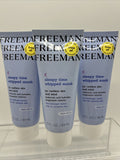 (3) Freeman Sleepy Time Whipped Facial Mask Hydrating Repairing 3oz Leave On