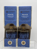 (2) Peace rareESSENCE Reed Diffuser Oil 3oz FULL SZ Frankincense Myrrh Essential