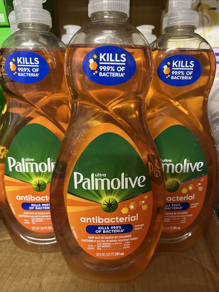 (3) Ultra Palmolive Dish Liquid Orange Scent 20 oz Ea Bottle