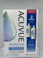 (2) 2pks RevitaLens Multi-Purpose Disinfecting Solution 4x 10oz Bottle discontin