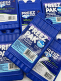 (6) Freez Pak Reusable Ice Pack Substitute Lifoam Refreezeble Cooler Small 6”