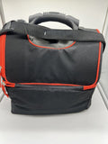 Igloo Playmate Gripper Cooler Red Bag Duel Compartment Zipper Black Lunch