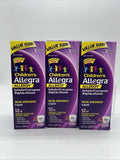 (3) Allegra Children's Liquid Non-Drowsy 12HR Allergy Relief BERRY 8oz 8/24-26