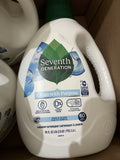 (3) Seventh Generation Concentrated Laundry Detergent Free & Clear 40 oz