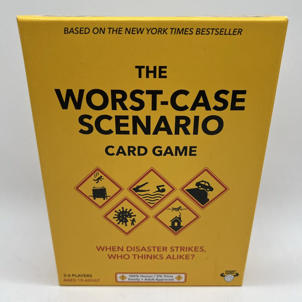 Worst Case Scenario Card Game When Disaster Strikes Who Think Alike multi player