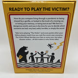 (2) Worst Case Scenario Card Game  Disaster Strikes Party Set Humor Victim Wheel