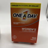 One A Day Women's Complete Multivitamin 100 Tablets 7/25