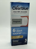 Clearblue Early Digital Pregnancy Test  Detection Home 6 Days Sooner 3 Tests
