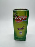 Zyrtec 24 Hr Children’s Allergy Syrup with Cetirizine Grape Flavor 4 oz 12/25