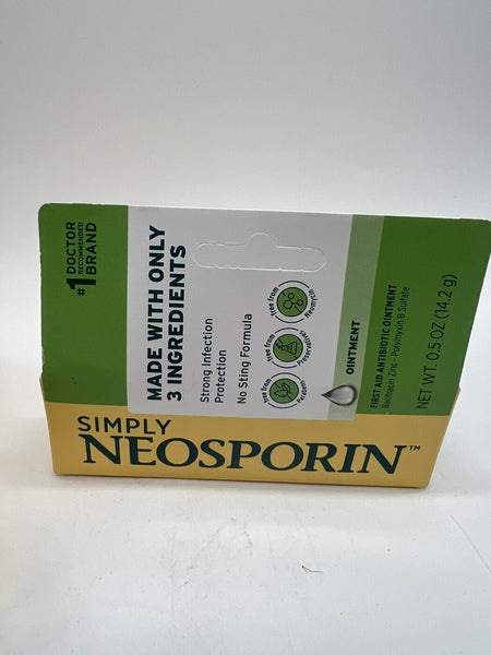 Simply Neosporin Formula 3-Ingredient Antibiotic Topical Cuts 0.5 oz 10/25