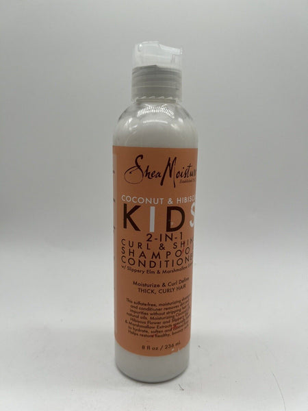 SheaMoisture 2-in-1 Shampoo & Conditioner Kids Coconut  Hibiscus 8oz COMBINESHIP