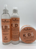 (3) Coconut Hibiscus Kids Set Curling Butter 2in1 Shampoo Conditioner Detangler