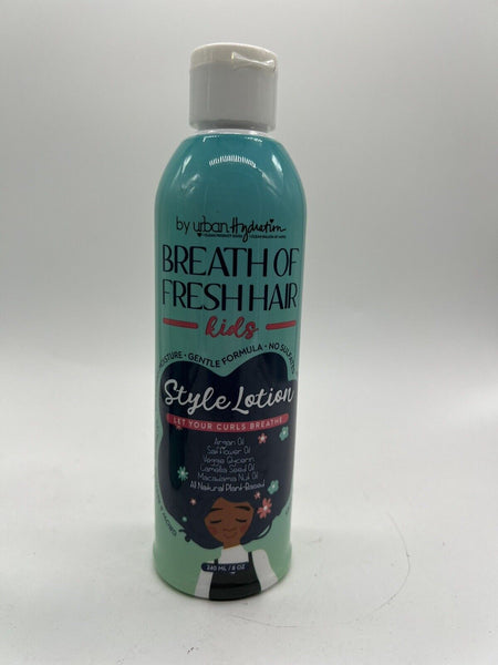Urban Hydration Breath Of Fresh Hair Kids Style Lotion 8oz COMBINE SHIPPING