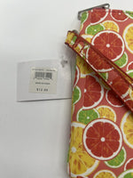 Travel Wallet wristlet Pouch  Orange Lemon Lime pink summer Fruit Bag Makeup