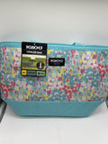 Igloo Cooler Insulated Bag Dual Compartment Pouch Zipper Floral Lunch 9 Can Tote