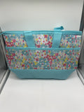 Igloo Cooler Insulated Bag Dual Compartment Pouch Zipper Floral Lunch 9 Can Tote