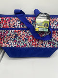 Igloo Cooler Insulated Bag Dual Compartment Pouch Zipper Blue Lunch 9 Can Tote